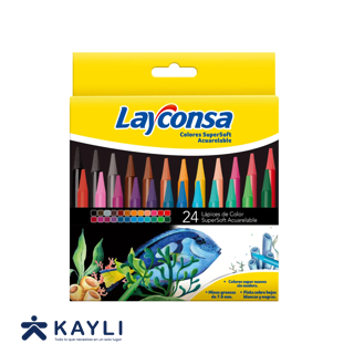 COLOR LAYCONSA ACUARELABLE INFINITO SUPER SOFT X24