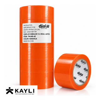 CINTA DE EMBALAJE DIALE NARANJA TNJ48-60