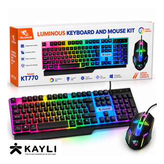TECLADO CON MOUSE GAMER YANG KT770