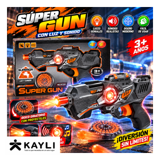 PISTOLA A PILAS SUPER GUN RF226