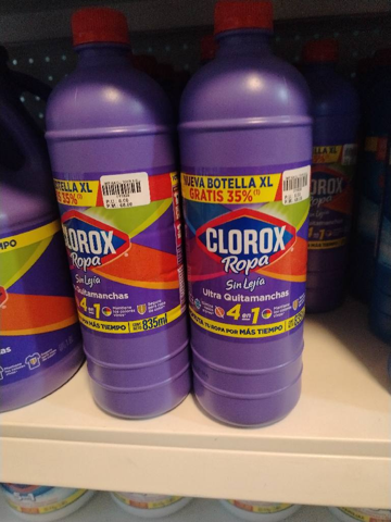 CLOROX ROPA COLOR QUITAMANCHAS 835 ML