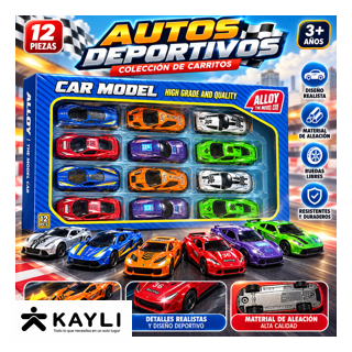 CARRO DE METAL EN CAJA X12 202501-12H2