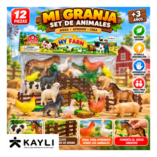 ANIMALES DE LAGRANJA EN BOLSA 828-12