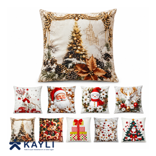 FUNDA PARA COJIN NAVIDEÑO FA9806 45X45 CM