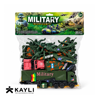MILITAR CON VEHICULOS 211