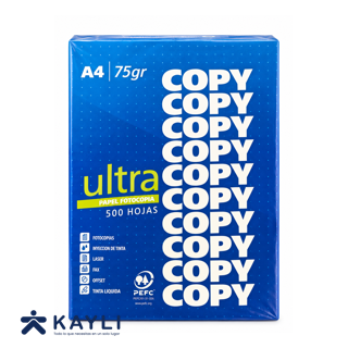 PAPEL BOND ULTRACOPY A4 75GR