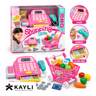 CAJA REGISTRADORA CON CARRITO DE COMPRA SK-71A/71B