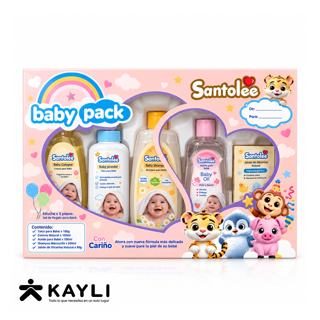 ASEO CUIDADO PARA BEBE JABON/ACEITE/SHAMPU/COLONIA/TALCO SANTOLEE YZ-5A