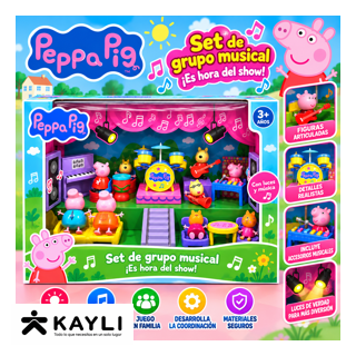 SET DE GRUPO MUSICAL PEPPA PIG 666-39