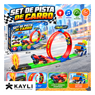 PISTA CON CARROS 8143