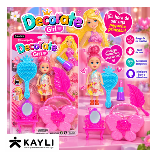 SET DE BELLEZA FANTASIA TOCADOR CARTERA ESMALTE 2026-2